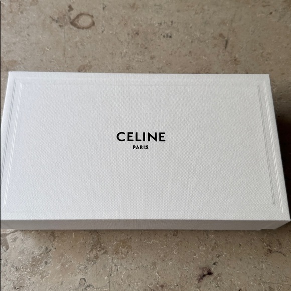 Celine Brown Leather Wristlet - Picture 3 of 5
